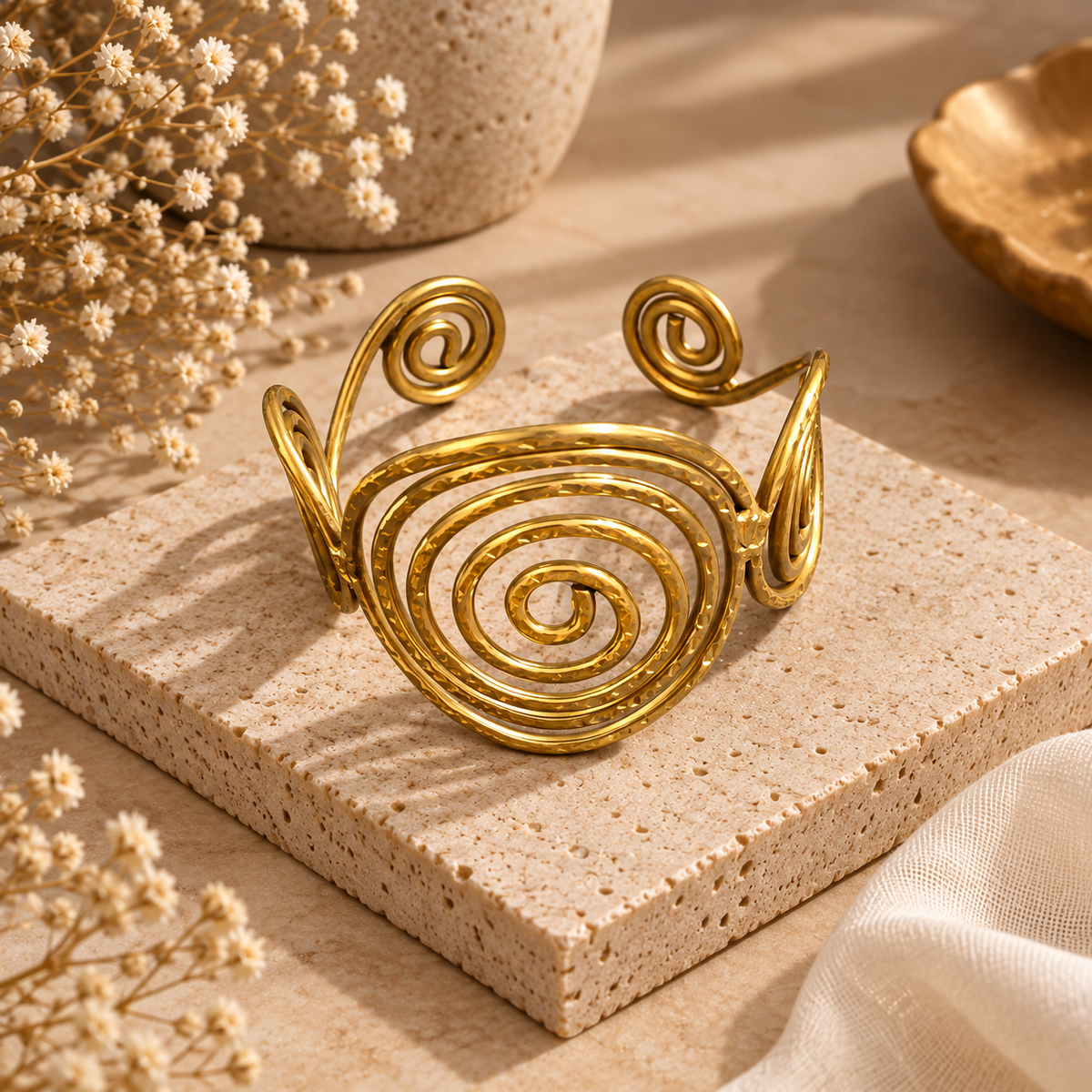 Barsa – Spiral Muse Cuff