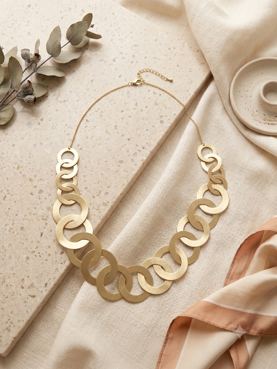 Barsa – Interlink Statement Necklace