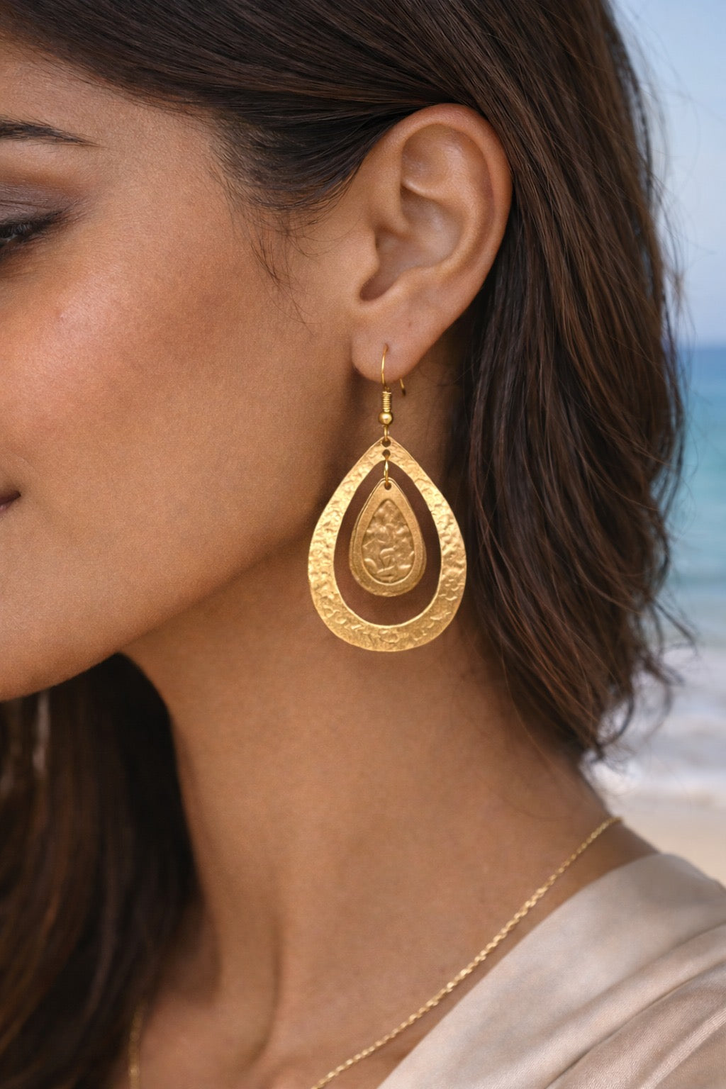 Barsa - Double Drop Earrings