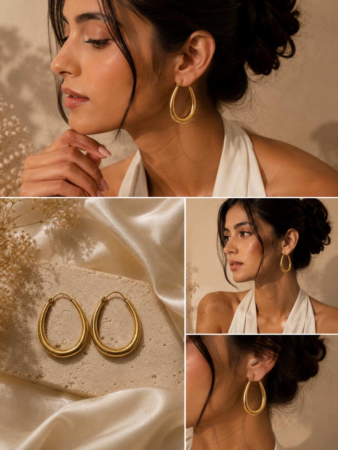 Barsa - Aura Teardrop Hoops