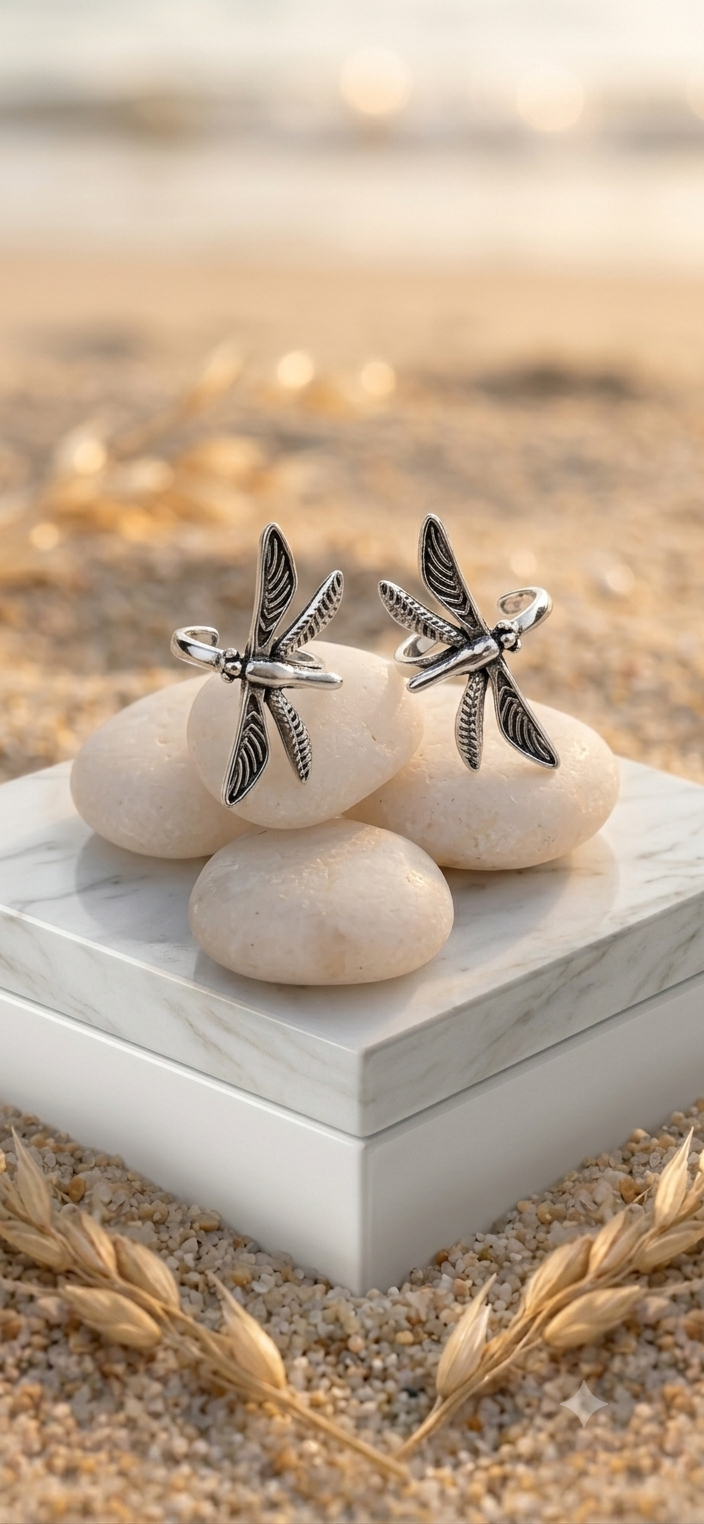 Barsa – Dragonfly Whisper Ear Cuff (No Pierce)