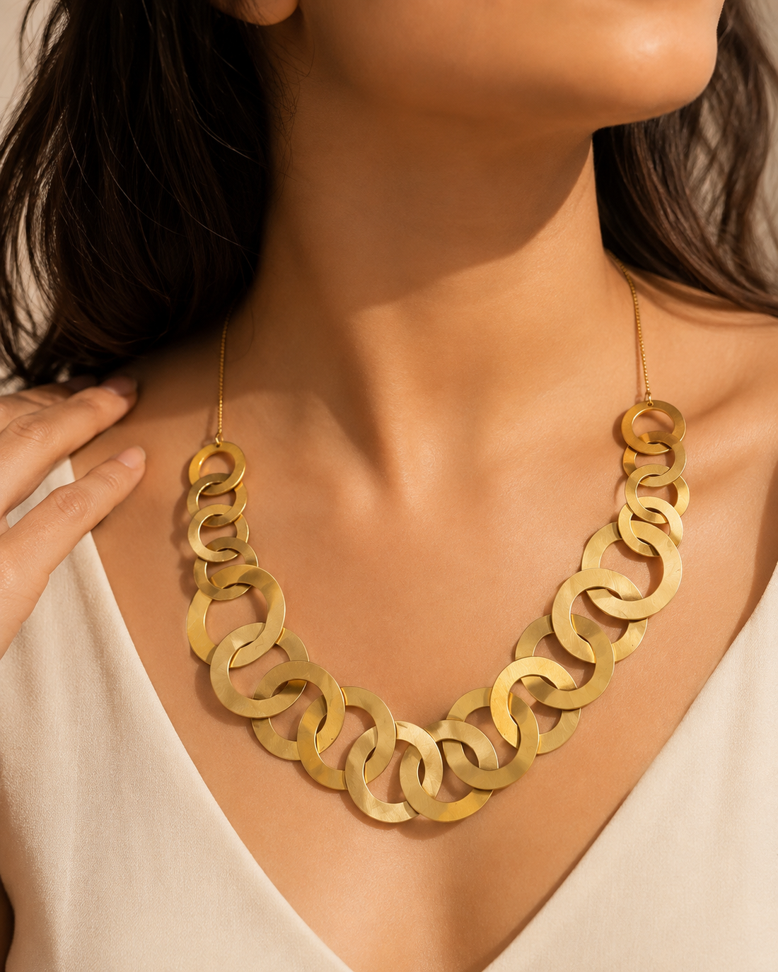 Barsa – Interlink Statement Necklace
