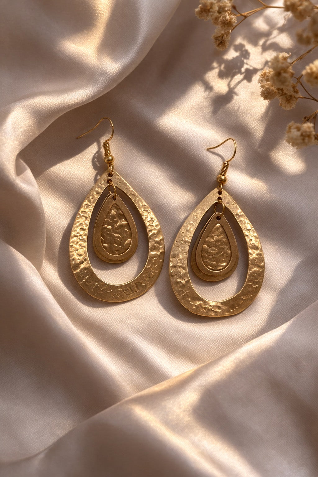 Barsa - Double Drop Earrings