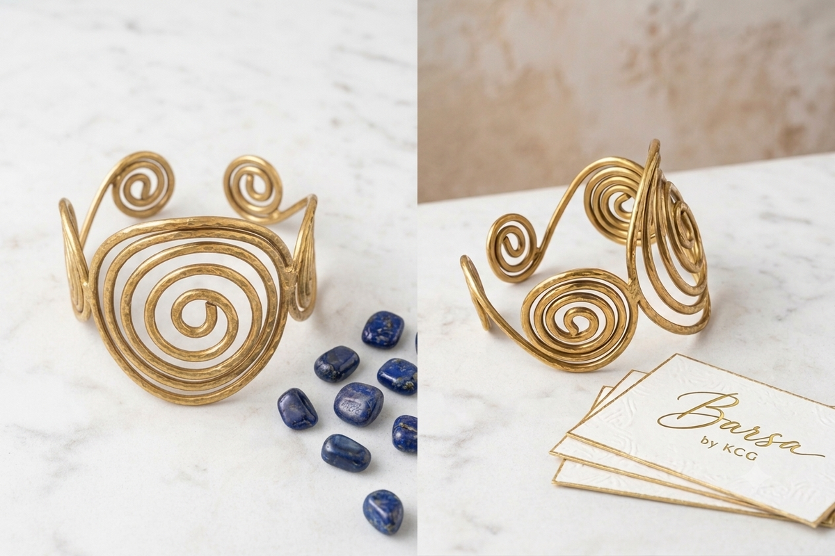Barsa – Spiral Muse Cuff