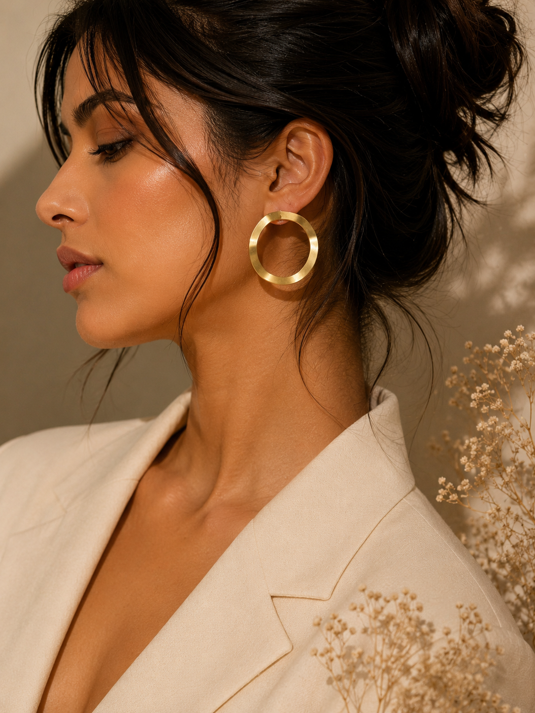 Barsa - Halo Earrings