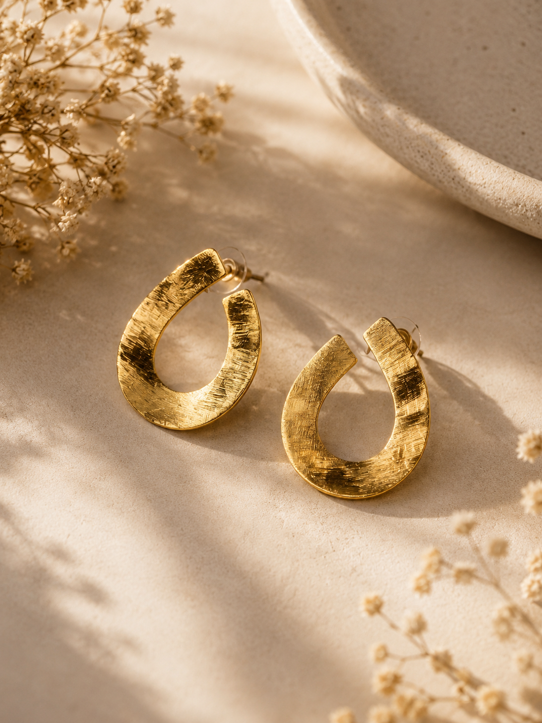 Barsa - Luna Loop Earrings
