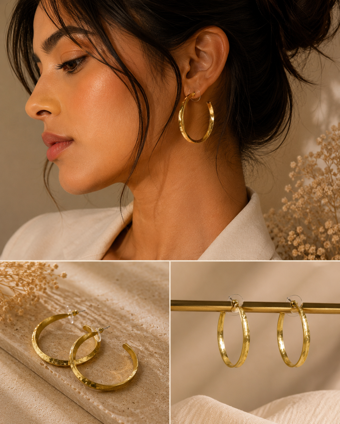 Barsa - Celeste Hoops