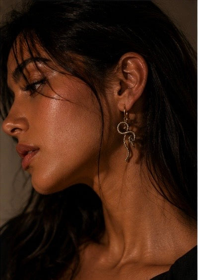 Barsa – Serpentine Coil Earrings