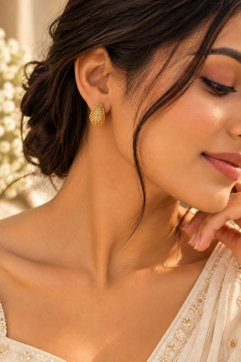 Barsa - Filigree Hoops