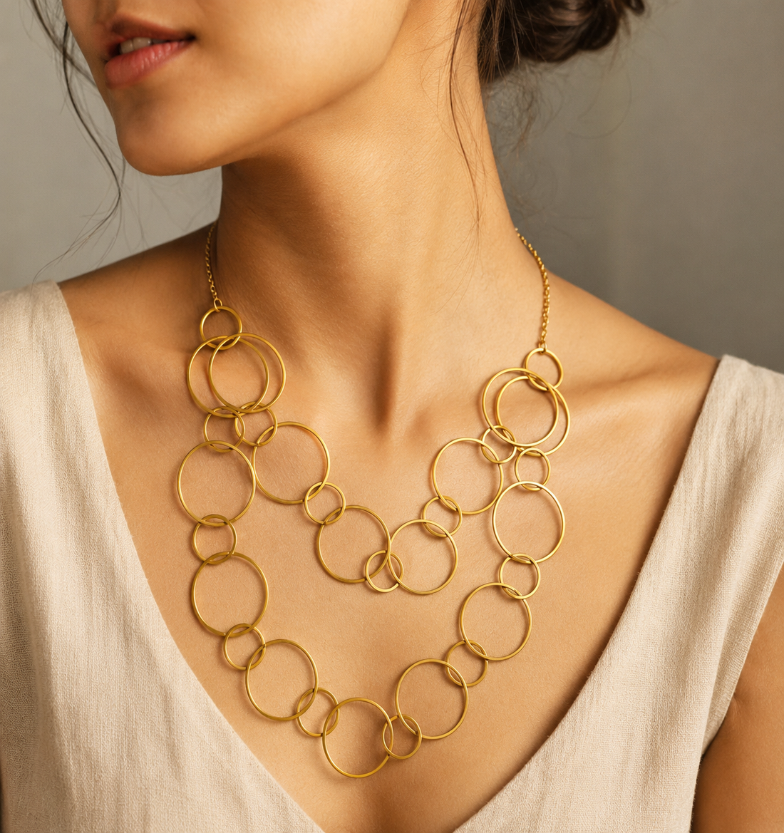 Barsa - Celestial Orbit Layered Necklace