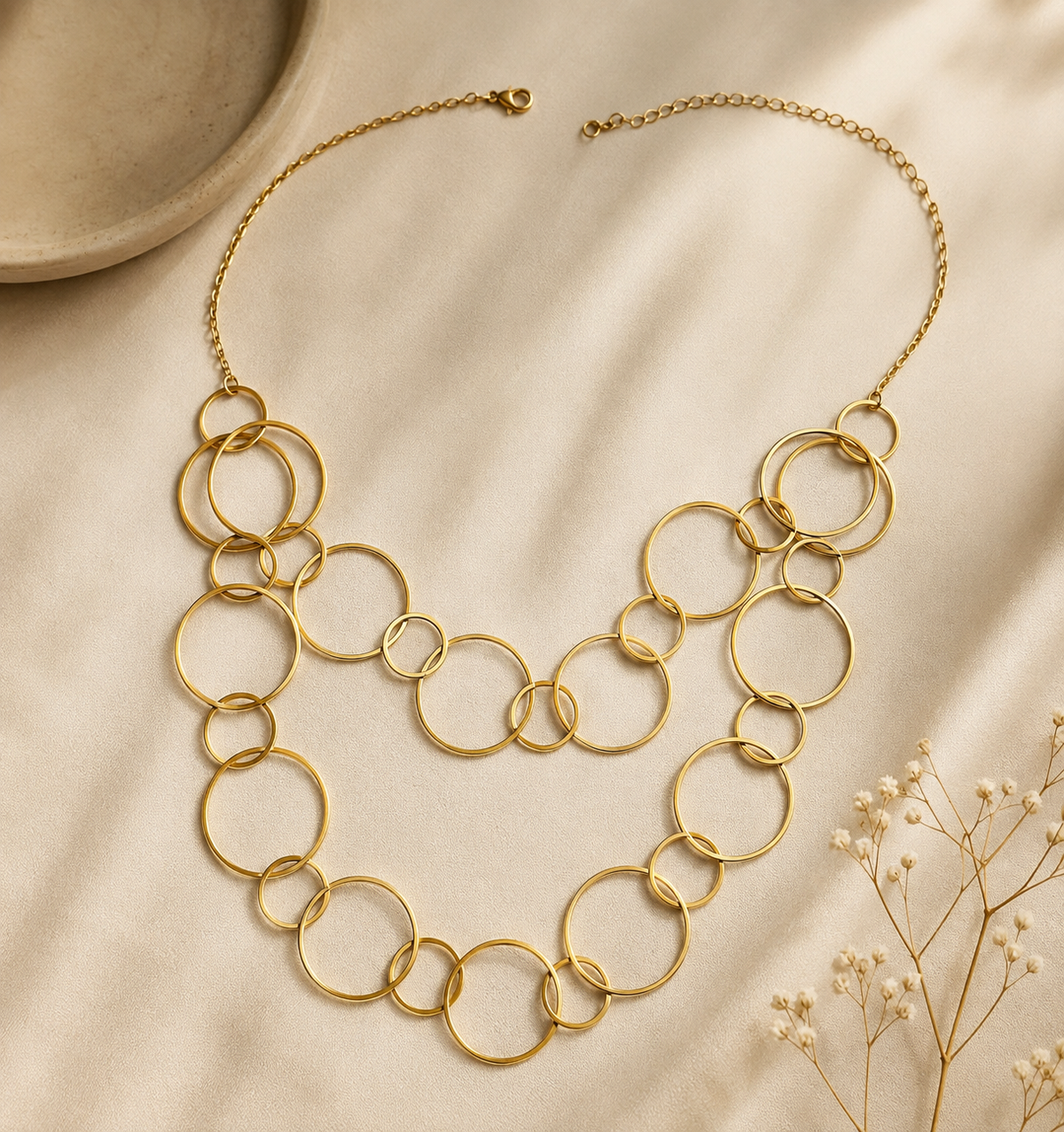 Barsa - Celestial Orbit Layered Necklace