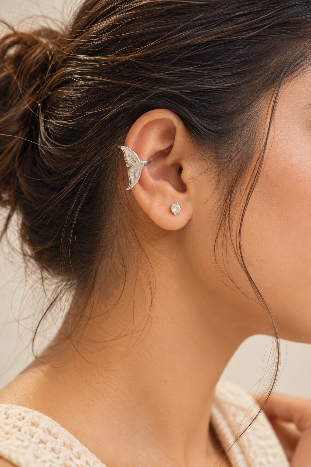 Barsa Tidal Ear Cuff (No Pierce)