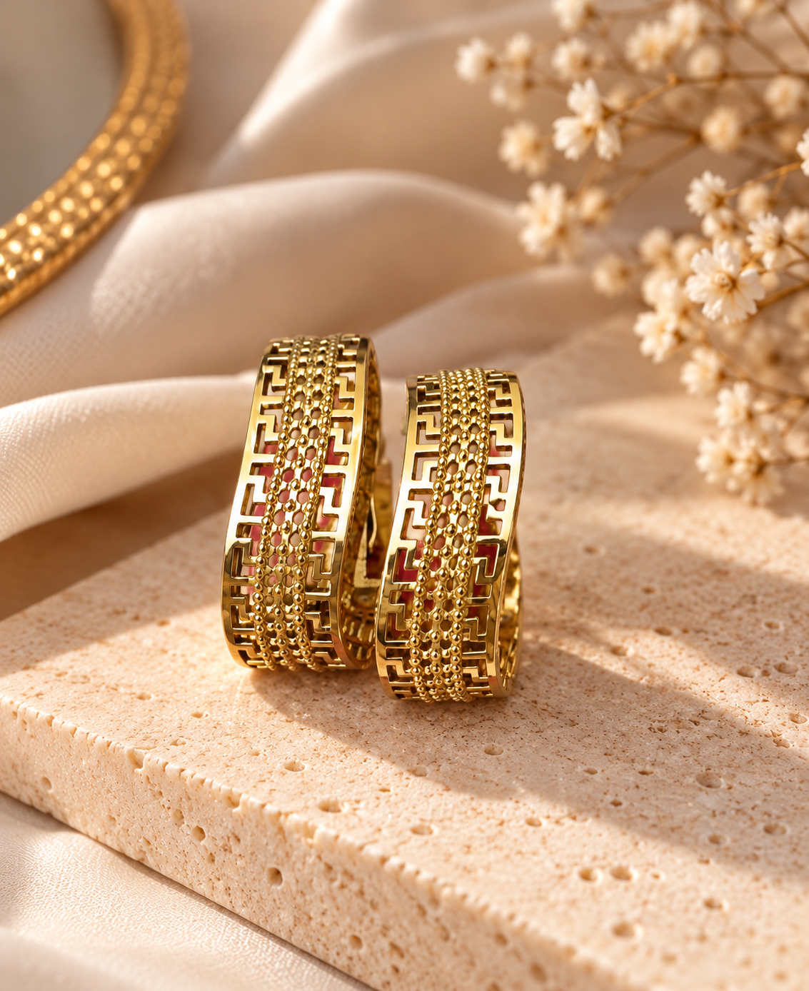 Barsa - Greek Key Hoops