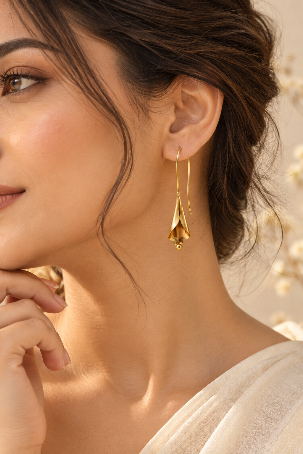 Barsa - Tulip Earrings