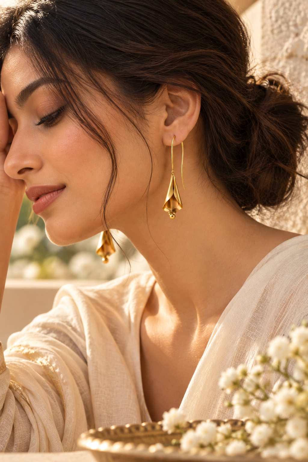 Barsa - Tulip Earrings