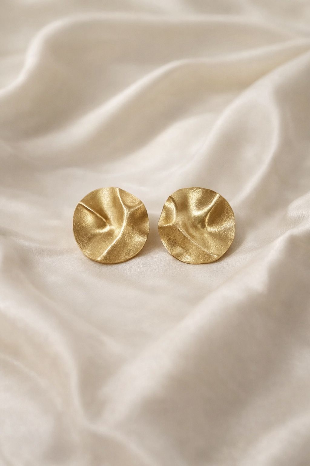 Barsa - Hammered Earrings